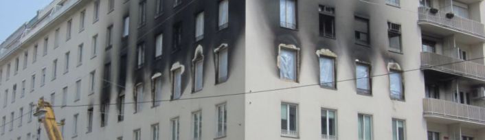 Brandanschlag auf Wohnhaus am Hohen Markt